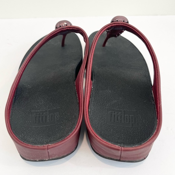 Fitflop Rola Leather Wedge Women’s Sandals Shoes Size 9 - Picture 5 of 11